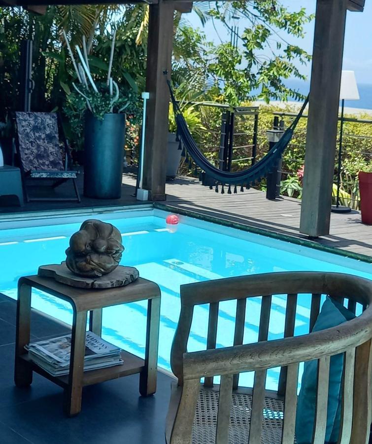 Suite Indigo Jacuzzi Prive Piscine Vue Mer Acces Cuisine Laverie Saint Pierre Eksteriør bilde